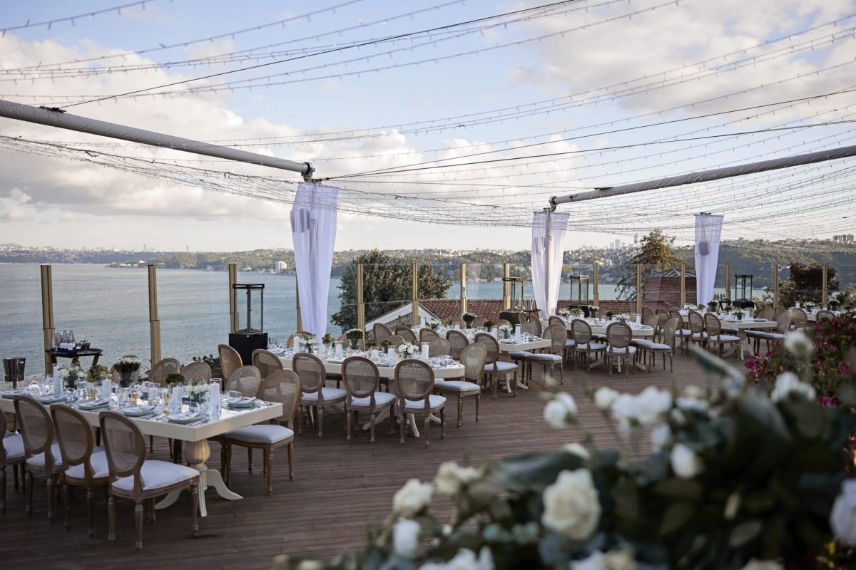 Wedding vows at Six Senses Kocataş Mansions, Istanbul