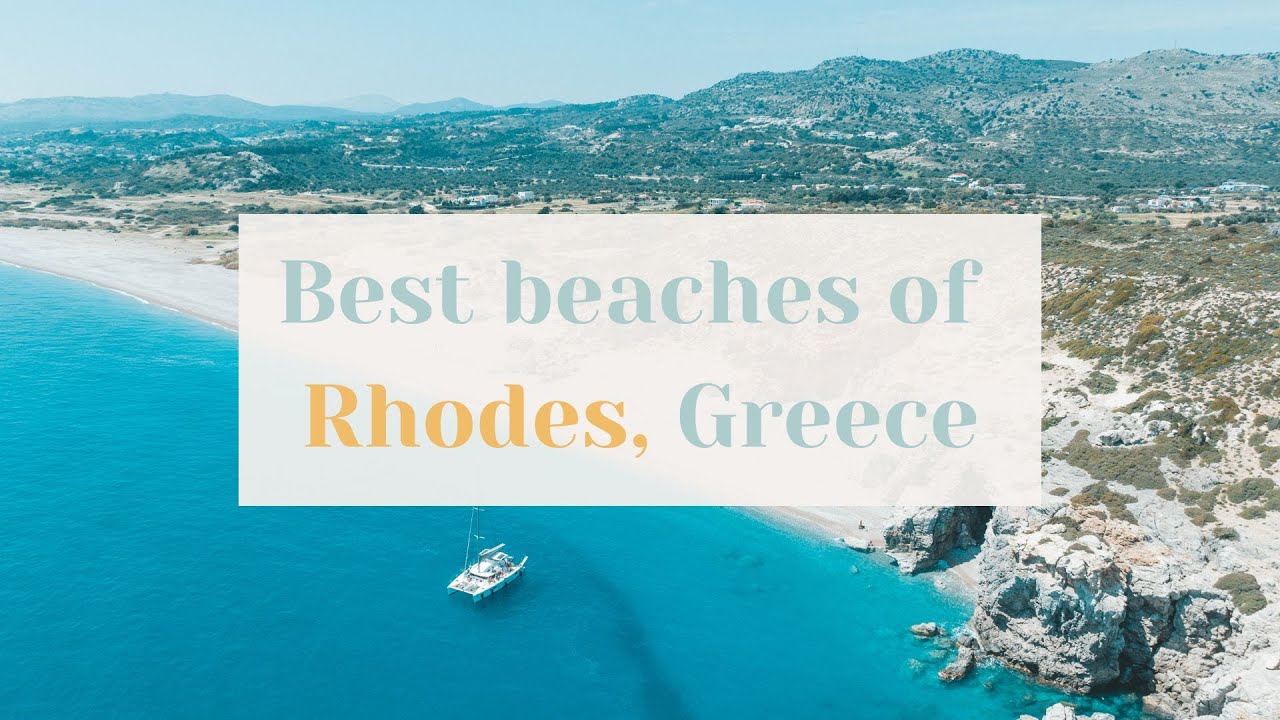 Best Beaches of RHODES  | Drone Video | Travel Guide